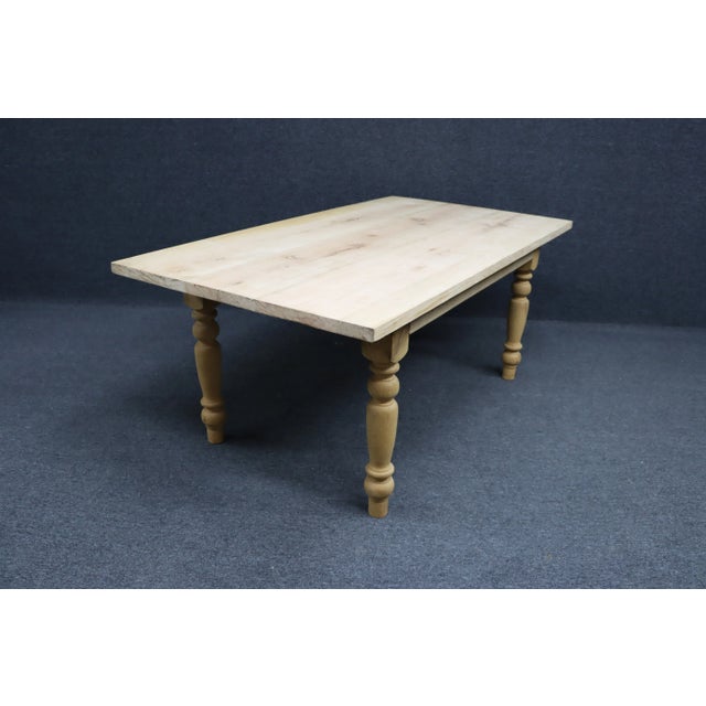 Unfinished Farm Table For Sale In Philadelphia - Image 6 of 9