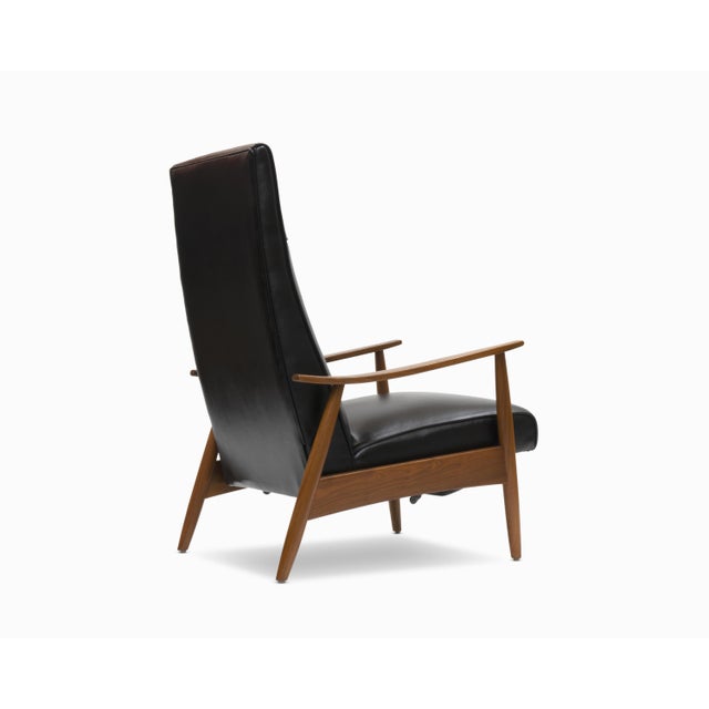 Black Pair of Milo Baughman "Recliner 74" Chairs for Thayer Coggin For Sale - Image 8 of 9