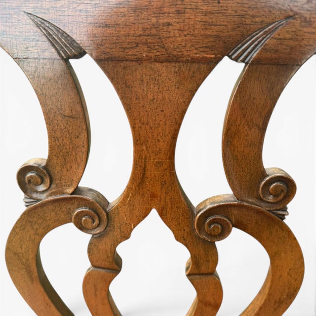 Brown Vintage Saybolt & Cleland Chippendale Mahogany "Devon" Armchair For Sale - Image 8 of 11