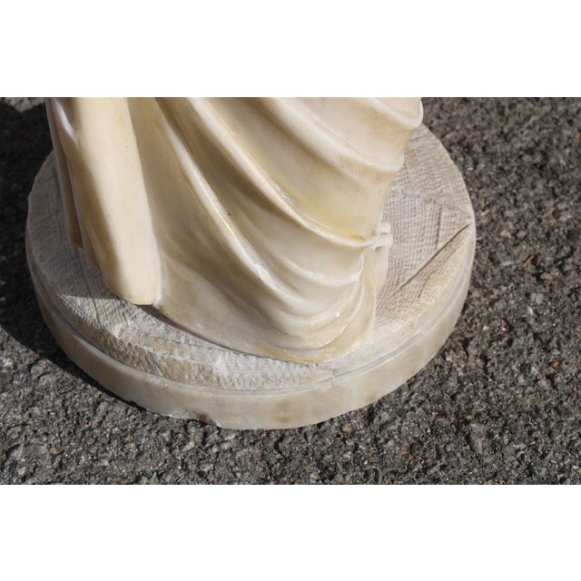 Stone Italian Artist, Woman at Fountain, 1910, Marble For Sale - Image 7 of 18