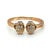 Mid 20th Century Pretty Little Rose Gold Ring, Size 6 For Sale - Image 4 of 4