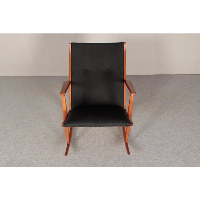 Danish Teak Rocking Chair, 1950s For Sale - Image 12 of 18