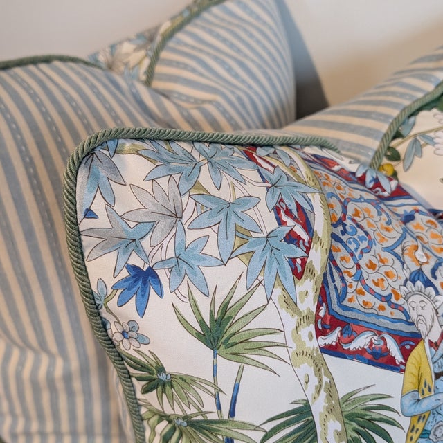 Not Yet Made - Made To Order Brunschwig & Fils Lodi Garden Pillows in Ivory - Pair For Sale - Image 5 of 9