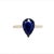 Metal Sapphire Diamond Ring Size 6.5 14k Gold 2.77 TCW Certified For Sale - Image 7 of 11