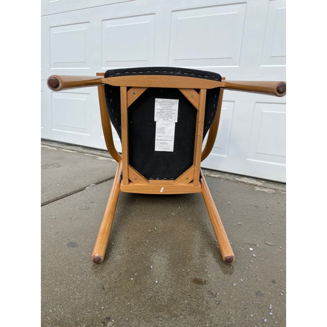 1990s Mid-Century Modern Accent Chair For Sale - Image 4 of 8