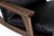 Mid-Century Modern Vintage-Inspired Buffalo Leather Lounge Chair: Mid-Century Modern Accent Piece for Living Room or Study For Sale - Image 3 of 4