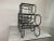 Mid-Century Modernist Welded Iron Minimalist Wine Rack For Sale - Image 4 of 10