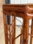 Vintage Coastal Bamboo Hexagonal Pedestal Plant Stand/Side Table For Sale - Image 9 of 12