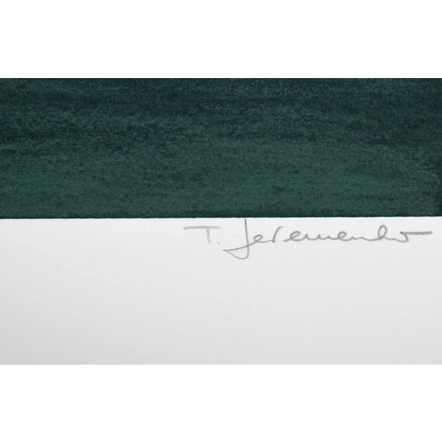 Artist: Theodore Jeremenko, American (1938 - ) Title: Farmhouse 3 Year: circa 1985 Medium: Silkscreen, signed and numbered...