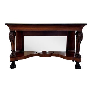 Ralph Lauren for Henredon Mahogany Bedford Console Table Sideboard For Sale