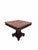 Brown Antique American Empire Revival Figured Walnut Pedestal Game Table For Sale - Image 8 of 9