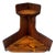 Vintage 1970s Wood Corner Shelf Wall Display For Sale