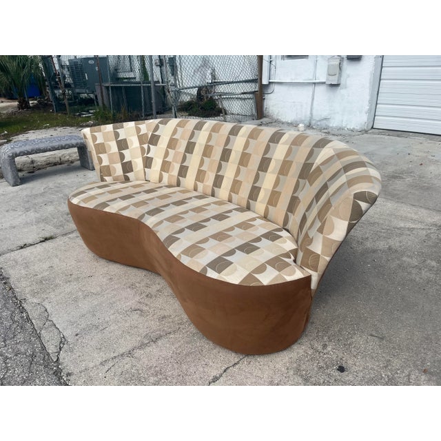 Weiman Preview Weiman Style Modern Curved Full-Back Sofa For Sale - Image 4 of 11