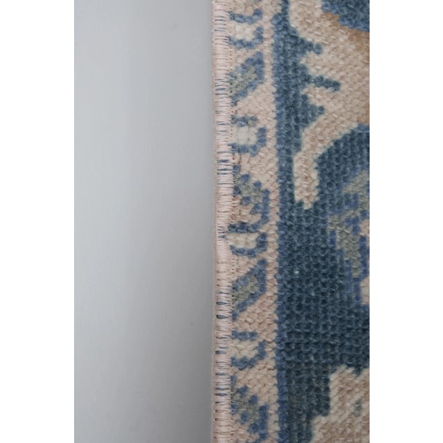 Vintage Tan Wool Anatolian Karapinar Rug 4'9" X 7'11" For Sale - Image 10 of 13