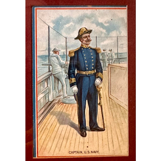 Framed Harry Alexander Ogden Postcards Us Military Uniformed Commanders 1890-1907 For Sale In New York - Image 6 of 8