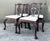 Vintage Carved Mahogany Chippendale Dining Chairs - Set of 4 For Sale - Image 11 of 12