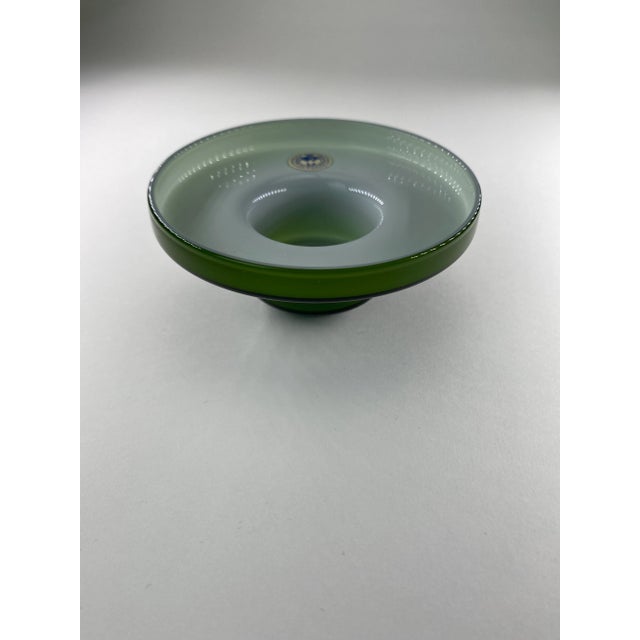 Glass Michael Bang Holmegaard Glasværk Palet Herring Bowl & Egg Cup Set- 2 Pieces For Sale - Image 7 of 10