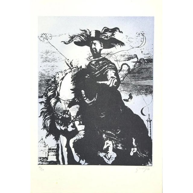 Hommage to De Chirico is an original Contemporary Artwork realized in Italy by Guelfo Bianchini (Ancona, 1937) in 1978....