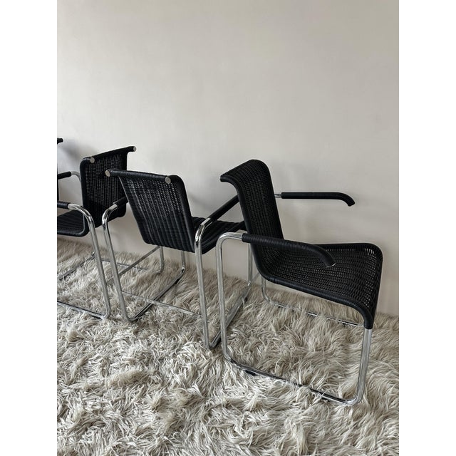 1990s D20 Chairs by Jean Prouvé for Tecta, 1990s, Set of 4 For Sale - Image 5 of 7
