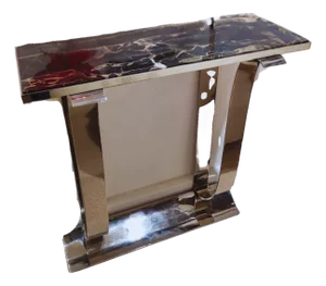 Vintage Art Deco Chrome Console