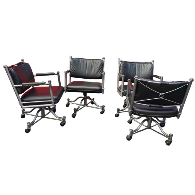 Stunning Vintage 1970 Mid-Century Tempo Industries 5-Piece Dinette / Game Table Set For Sale - Image 10 of 12