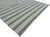 Textile Handmade Woolen Flat Weave Rug, Blueish Grey and White Striped Wool Rug - 8'x10' For Sale - Image 7 of 13