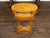 Wood Biedermeier 19th Century Walnut Accent Table with Oval Top and Quarter Veneer For Sale - Image 7 of 12