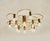 Metal Vintage Brass Ceiling Lamp, 1970s For Sale - Image 7 of 7