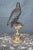 Bronze Vintage Bronze Eagle on Altar Stick Sculpture Statue After Archibald Thorbur For Sale - Image 8 of 12