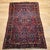 Red Vintage Persian Sarouk Area Rug, Hand-Knotted Wool, Allover Floral Pattern, 3x5, Red& Navy For Sale - Image 8 of 14