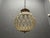 1960s Murano Glass and Brass Caged Pendant Light, Italy, 1960s For Sale - Image 5 of 11