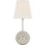 Polaris 15" Sconce in Polished Nickel with Linen Shade Designer: Chapman & Myers Finish: Polished Nickel Height: 14.75"...