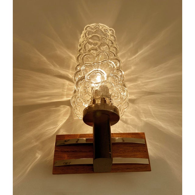 Vintage Bubble Glass Sconces, 1960s, Set of 2 For Sale - Image 11 of 15