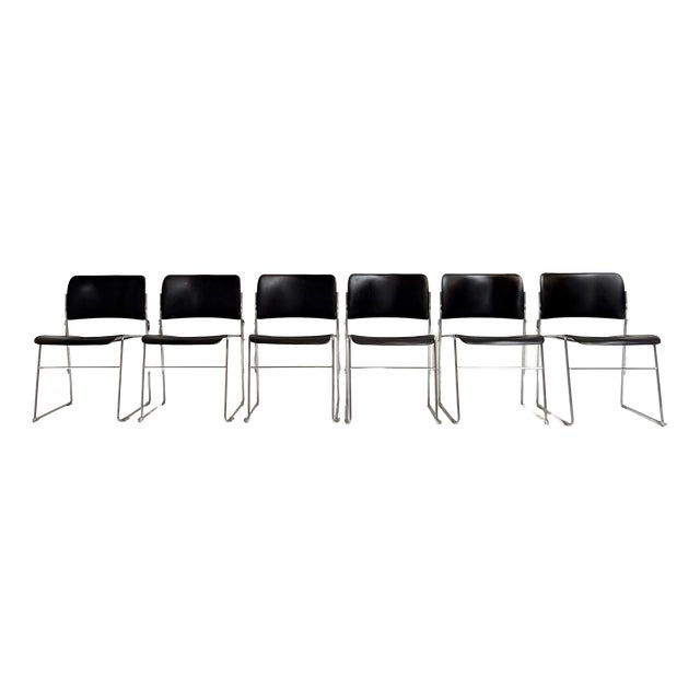 Stacking Chairs by David Rowland for Howe, 1968, Set of 6 For Sale