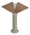 Courrèges Lamp from Verre Lumière, 1985 For Sale