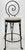 Mid-Century Modern Sculptural Wrought Iron Bar Stools Offered for sale are Mid-Century Modern sculptural wrought iron bar...
