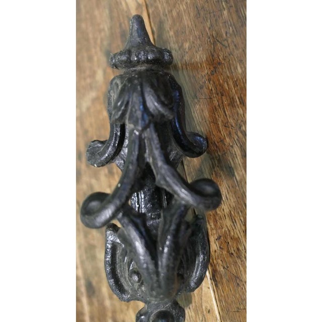 Victorian Iron Door Knocker For Sale - Image 6 of 8