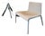 Minimal Modern Pascal Morgue for Ligne Roset Gray Wool Zoa Lounge Chair For Sale