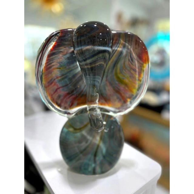 2020s Murano Glass Elephant Head by Oscar Zanetti For Sale - Image 5 of 5