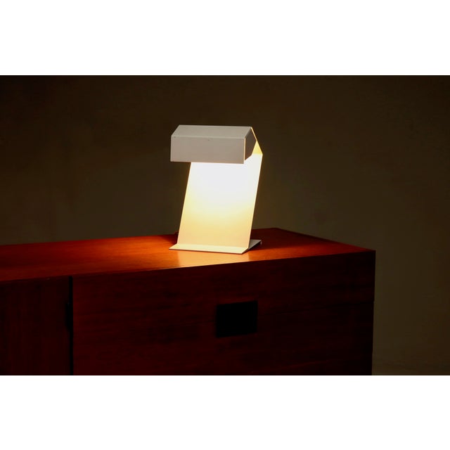 Metal Dutch Modernist Table Lamp, 1960s For Sale - Image 7 of 11