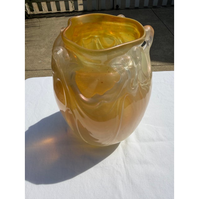Modern Art Glass Vase by RJM (Ron Mynatt) For Sale - Image 4 of 7