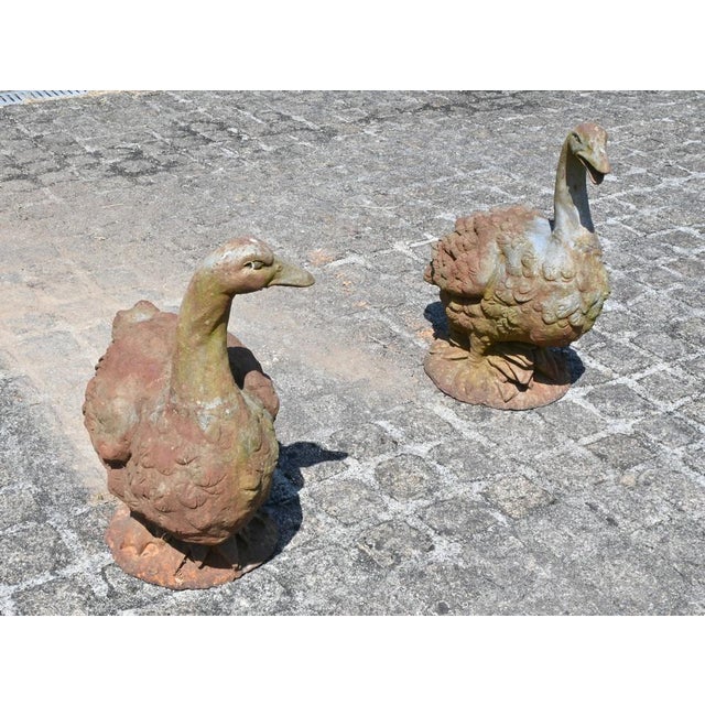 Cast Iron Ducks, 20th Century, Set of 2 For Sale - Image 3 of 17