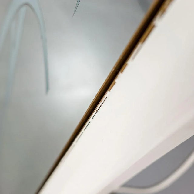 Decorated Backlit Hall Mirror, 1970s For Sale - Image 6 of 11