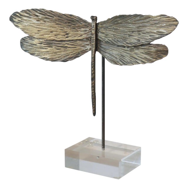 Dragonfly on Acrylic Tabletop Accessory For Sale