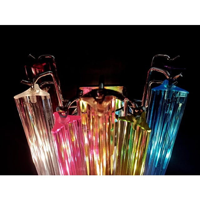 Italian Venini Style Triedri Wall Sconce in Murano, 1990s, Set of 2 For Sale - Image 10 of 14