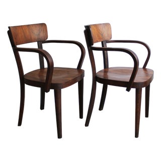 Modernist Model S400 Chairs from Tatra, Czech, 1930s, Set of 2 For Sale