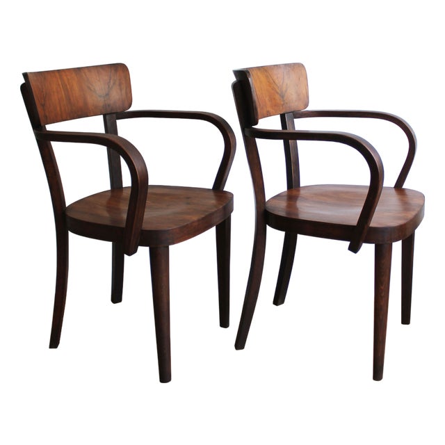 Modernist Model S400 Chairs from Tatra, Czech, 1930s, Set of 2 For Sale