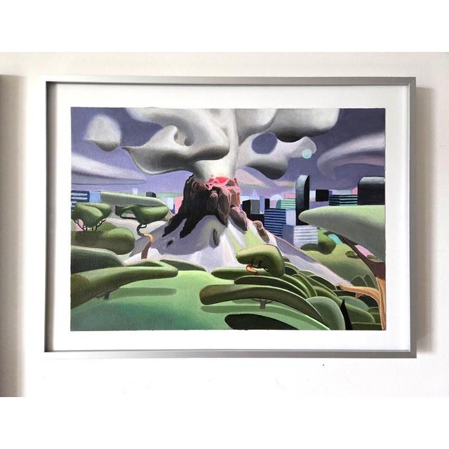 This acrylic painting on 400 g/m² Fabriano “Pittura” paper belongs to Ways to the Unknowable, a series in which Nico...