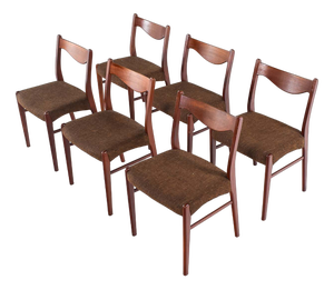 GS60 Chairs in Teak by Arne Wahl Iversen, Set of 6