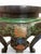 Chinoiserie Vintage Cloisonné and Black Lacquered Side Table For Sale - Image 3 of 9